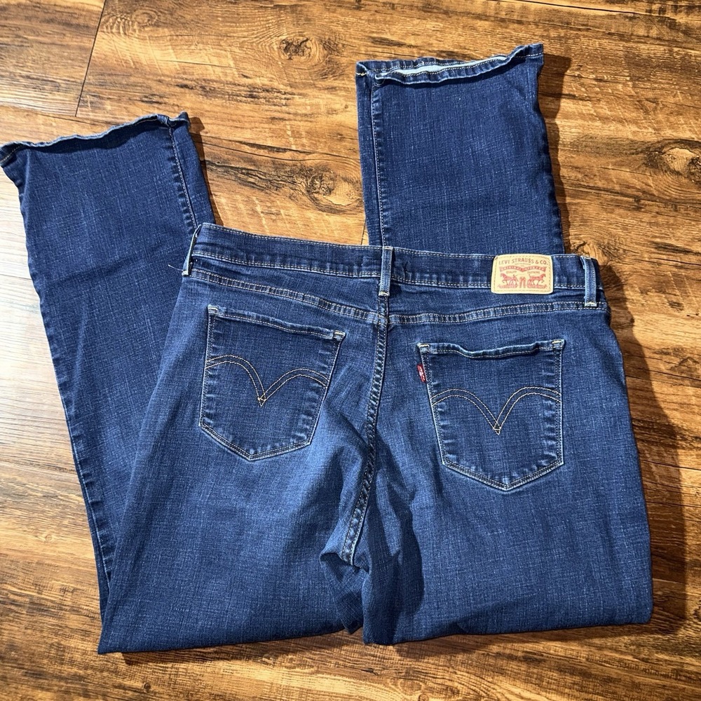 Levi's Classic Bootcut Flare Leg Blue Jeans Women's Size 16